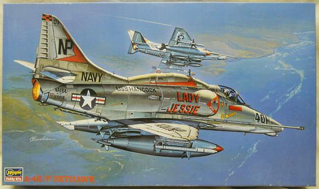 Hasegawa 1/32 A-4E/F Skyhawk - US Navy VA-164 USS Hancock Lady Jessie, ST13 plastic model kit